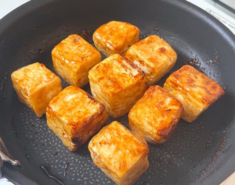 豆腐サイコロステーキ