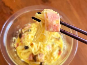 電子レンジを活用した「カルボナーラ」の作り方の写真 6