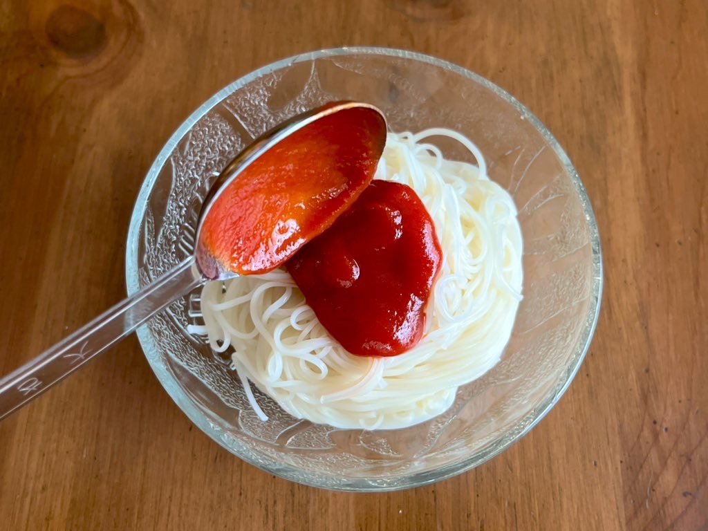 混ぜるだけの「ピリ辛そうめん」の写真 5
