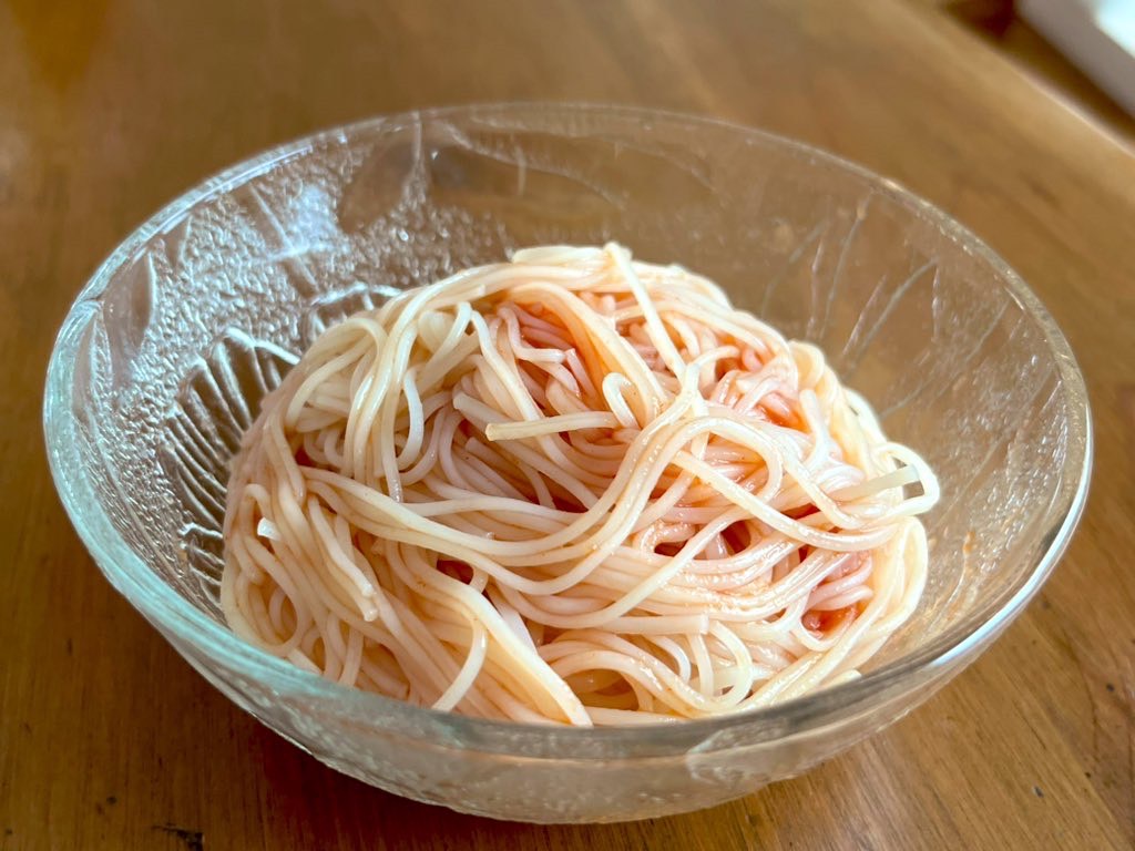 混ぜるだけの「ピリ辛そうめん」の写真 6