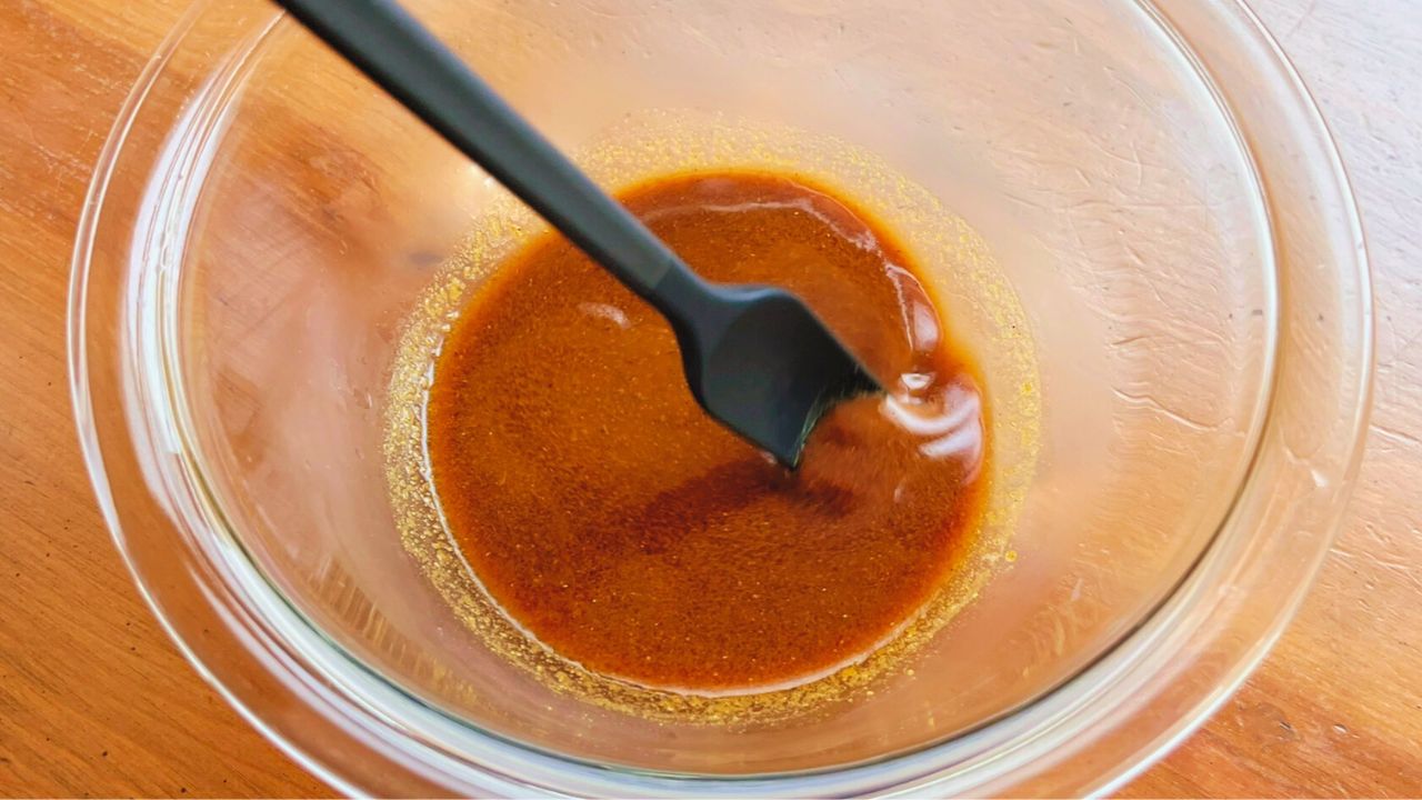 水で溶かしたカレールー
