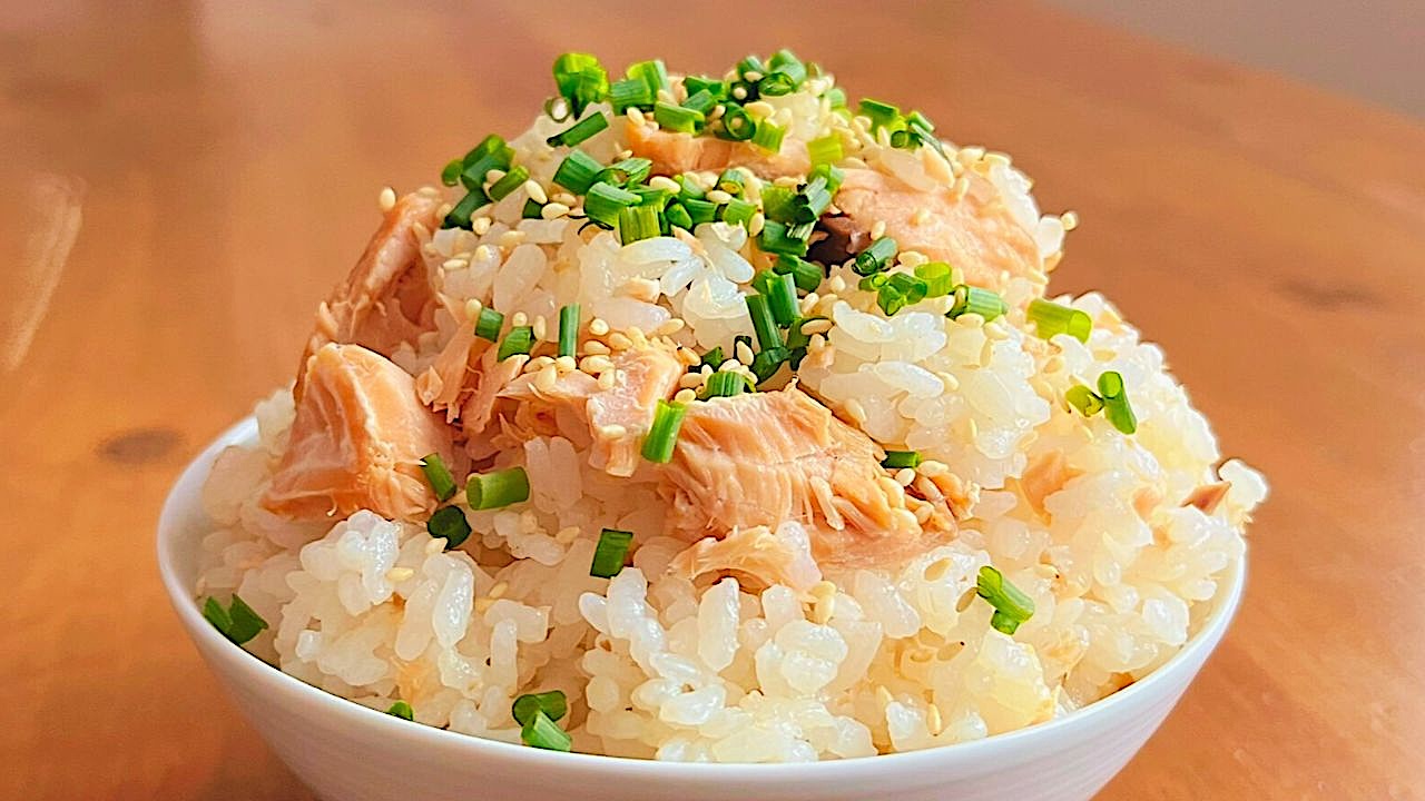 鮭の炊き込みご飯