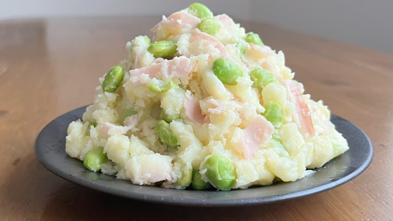 レンジと保存袋で作る時短ポテトサラダ