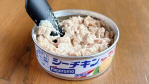 ツナ缶の中で混ぜたツナマヨ